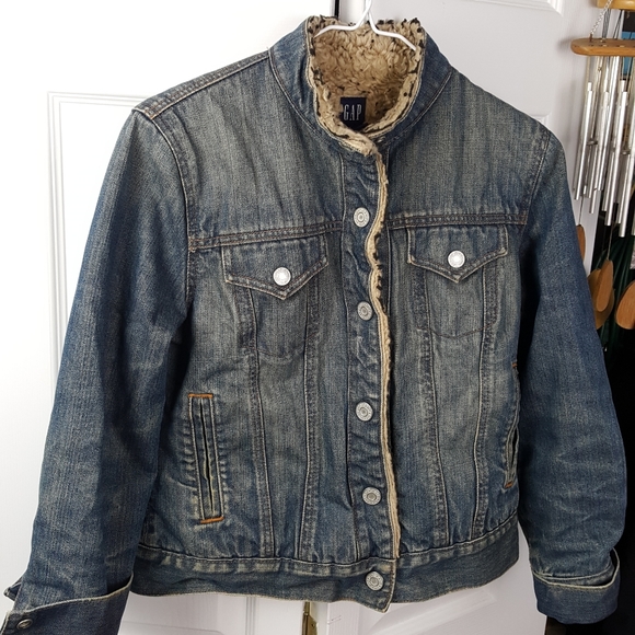 SO COOL Vintage  Gap XS jean jacket snap button - Picture 4 of 8